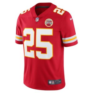 5 Clyde Edwards-Helaire Kansas City Chiefs Nike Vapor Limited Jersey - Red