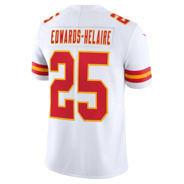 Men's Kansas City Chiefs Clyde Edwards-Helaire Nike Red Legend Jersey - White