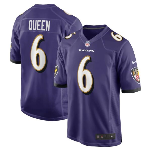 Patrick Queen Baltimore Ravens Nike Game Player Popular NFL Jersey - Purple