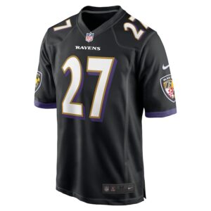 1 13 J.K. Dobbins Baltimore Ravens Nike Game Popular NFL Jersey - Black