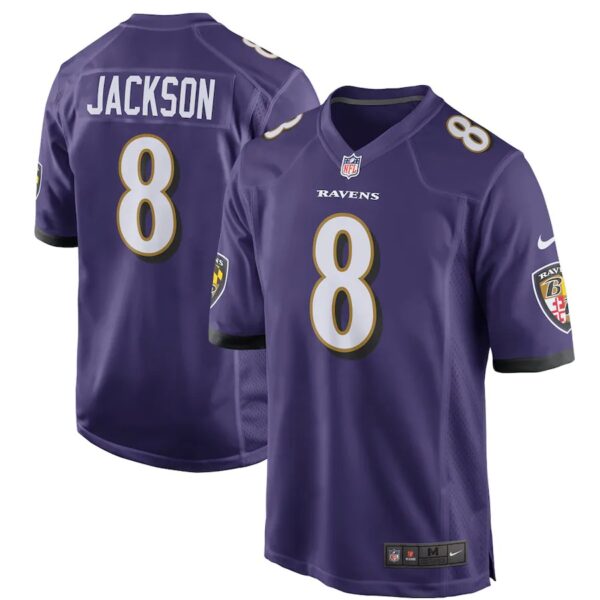 Lamar Jackson Baltimore Ravens Nike Game Player Authentic Nfl Jersey - Purple