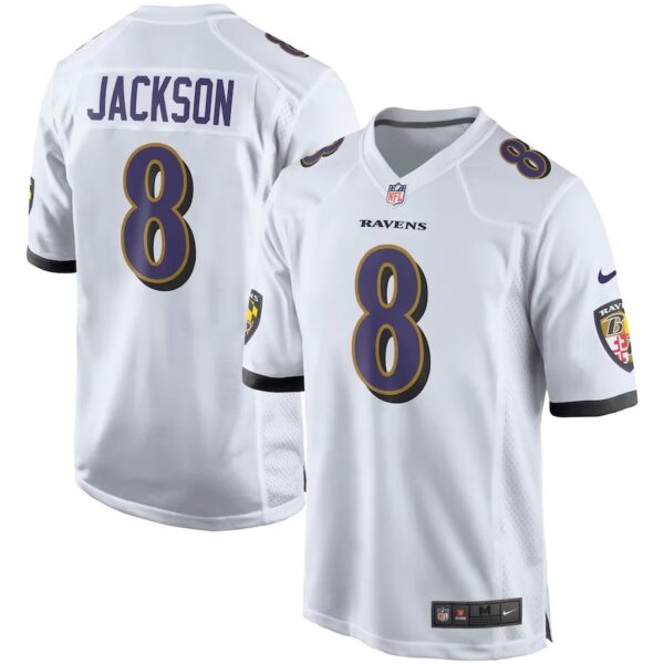 Lamar Jackson Baltimore Ravens Nike Authentic Nfl Jersey - White