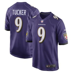 Men's Baltimore Ravens Justin Tucker Nike Purple Authentic Nfl Jersey