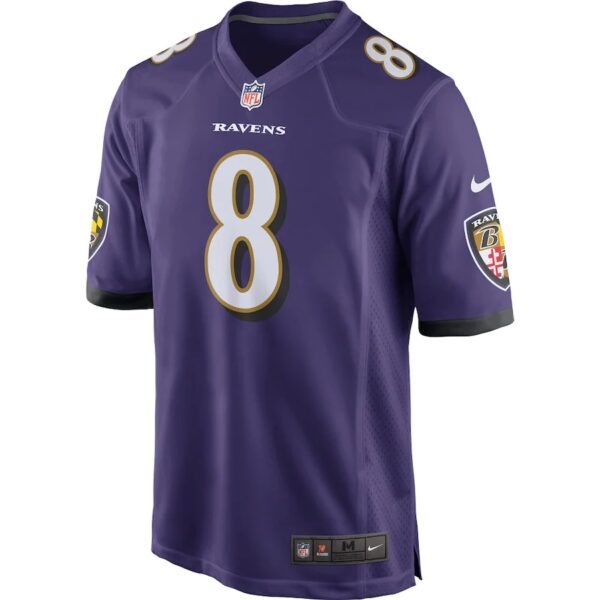 2 3 Lamar Jackson Baltimore Ravens Nike Game Player Authentic Nfl Jersey - Purple