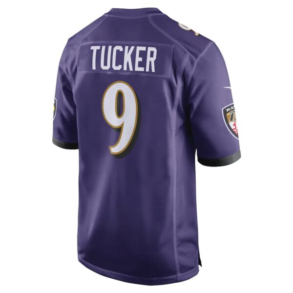 3 10 Men's Baltimore Ravens Justin Tucker Nike Purple Authentic Nfl Jersey