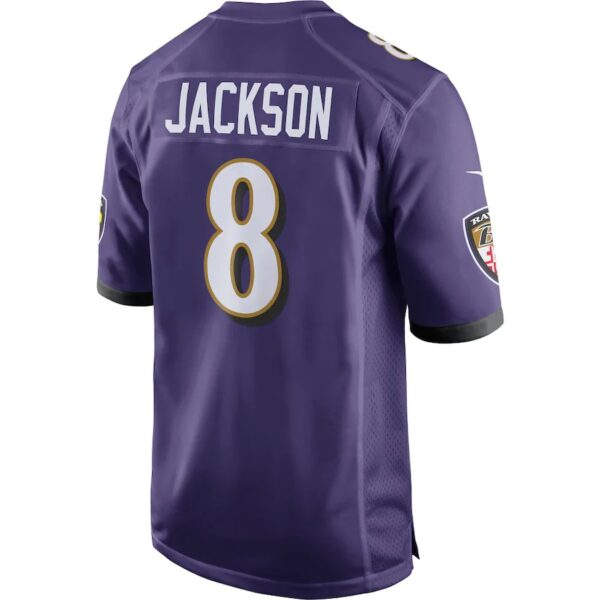 3 4 Lamar Jackson Baltimore Ravens Nike Game Player Authentic Nfl Jersey - Purple