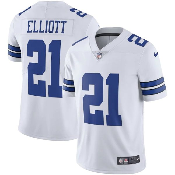 Ezekiel Elliott Dallas Cowboys Nike Vapor Limited Popular Nfl Jersey - White