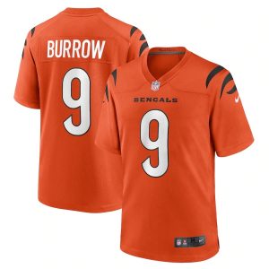 Joe Burrow Cincinnati Bengals Nike Alternate Game Popular Nfl Jersey - Orange