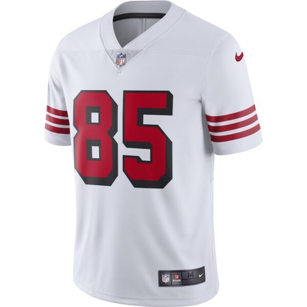 San Francisco 49ers George Kittle Nike 2 2 Men's San Francisco 49ers George Kittle Nike White Color Rush Vapor Limited Jersey