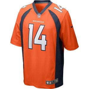 1 min 1 Courtland Sutton Denver Broncos Nike Game Player Authentic Nfl Jersey- Orange