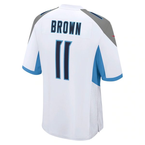 A.J. Brown Tennessee Titans Nike Game Jersey White 1 AJ Brown Tennessee Titans Nike Game Jersey - White