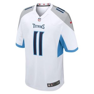 A.J. Brown Tennessee Titans Nike Game Jersey White 3 AJ Brown Tennessee Titans Nike Game Jersey - White