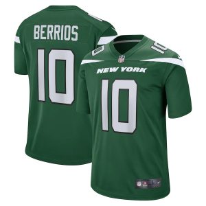 Braxton Berrios New York Jets Nike Game Jersey - Gotham Green