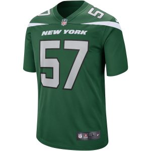 C.J. Mosley New York Jets Nike Game Player Jersey Gotham Green 3 C.J. Mosley New York Jets Nike Game Player Jersey - Gotham Green