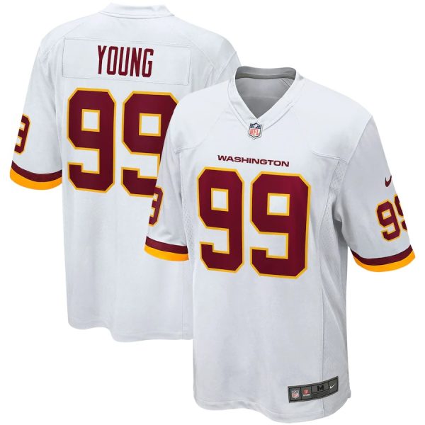 Chase Young Washington Football Team Nike Player Game Jersey - White