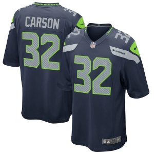 Chris Carson Seattle Seahawks Nike Game Jersey - College Navy
