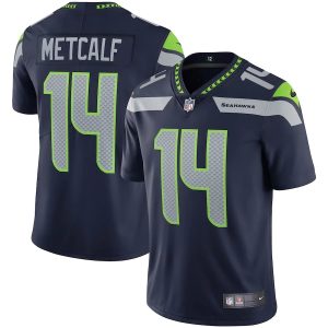 DK Metcalf Seattle Seahawks Nike Vapor Limited Jersey - College Navy