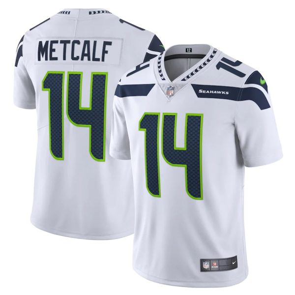 DK Metcalf Seattle Seahawks Nike Vapor Limited Jersey - White
