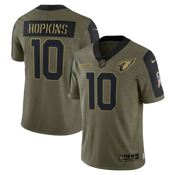 DeAndre Hopkins Arizona Cardinals Nike Salute To Service Limited Player Jersey - Olive