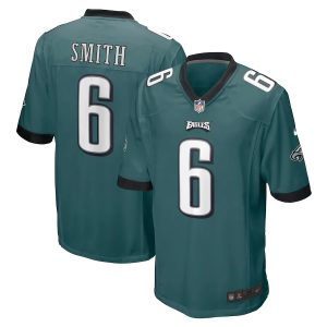 DeVonta Smith Philadelphia Eagles Nike NFL Draft First Round Pick Game Jersey - Midnight Green