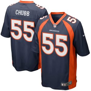 Men's Denver Broncos Bradley Chubb Nike Navy Authentic Nfl Jersey
