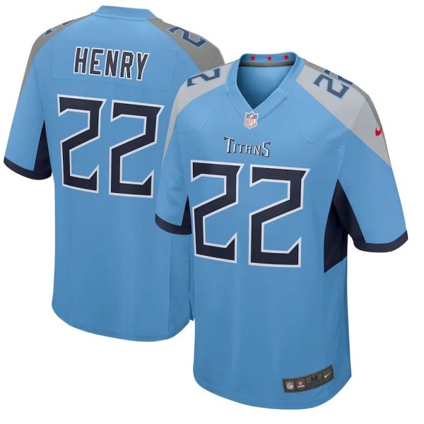 Derrick Henry Tennessee Titans Nike Player Game Jersey - Light Blue