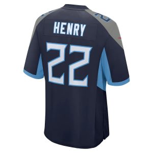 Derrick Henry Tennessee Titans Nike Player Game Jersey Navy 3 Derrick Henry Tennessee Titans Nike Player Game Jersey - Navy