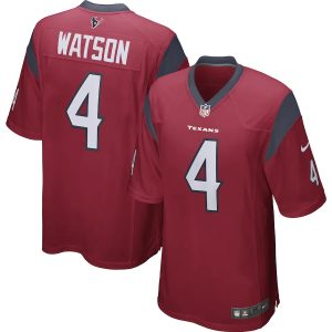 Deshaun Watson Houston Texans Nike Player Game Popular Nfl Jersey- Red