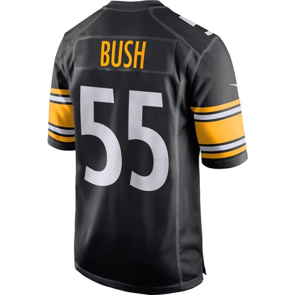 Devin Bush Pittsburgh Steelers Nike Game Player Jersey Black 5 Devin Bush Pittsburgh Steelers Nike Game Player Jersey - Black