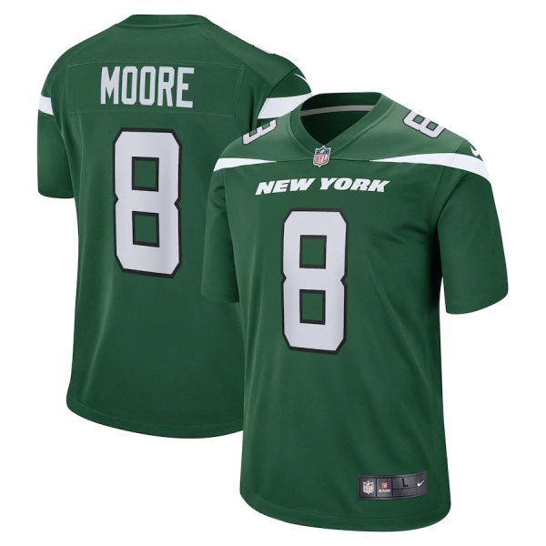 Elijah Moore New York Jets Nike NFL Draft Pick Player Game Jersey - Gotham Green