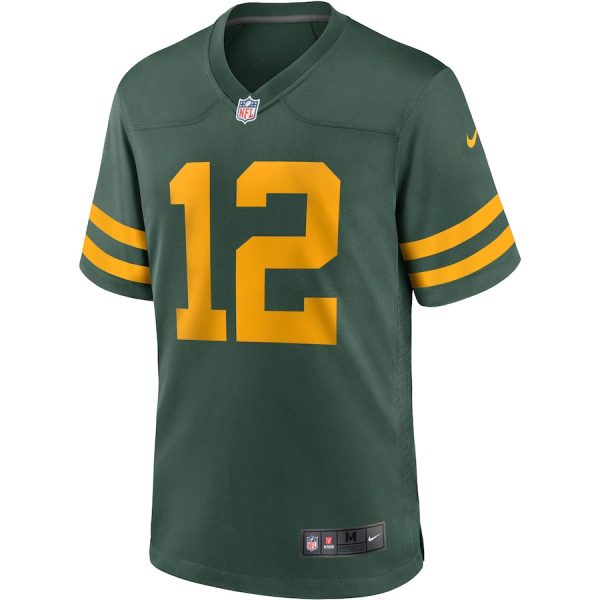 Green Bay Packers Aaron Rodgers Nike 12 Men's Green Bay Packers Aaron Rodgers Nike Green Alternate Game Authentic Nfl Jersey