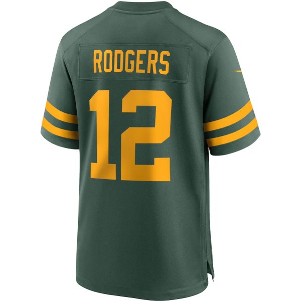 Green Bay Packers Aaron Rodgers Nike 123 Men's Green Bay Packers Aaron Rodgers Nike Green Alternate Game Authentic Nfl Jersey