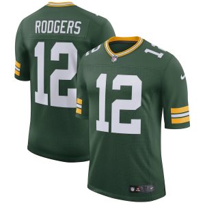 Men's Green Bay Packers Aaron Rodgers Nike Green Classic Limited Official NFL Jersey
