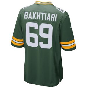 Green Bay Packers David Bakhtiari Nike Green 3 Men's Green Bay Packers David Bakhtiari Nike Green Authentic Nfl Jersey
