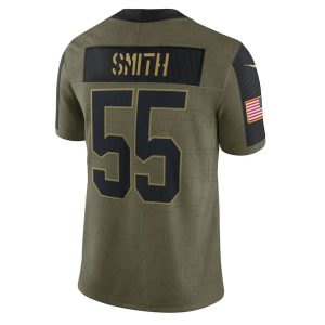Green Bay Packers Za Darius Smith Nike Olive 2 Men's Green Bay Packers Za'Darius Smith Nike Olive Salute To Service Authentic Nfl Jersey