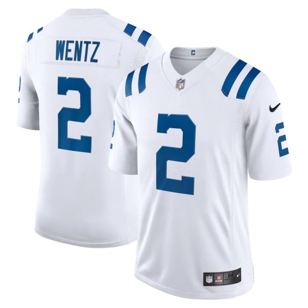 Men's Indianapolis Colts Carson Wentz Nike White Vapor Authentic Nfl Jersey