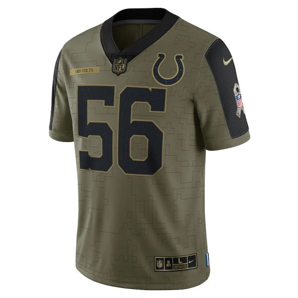 Indianapolis Colts Quenton Nelson Nike Olive 12 Indianapolis Colts Quenton Nelson Nike Olive Salute To Service Limited Authentic Nfl Jersey