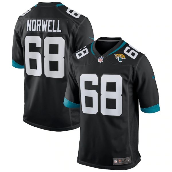 Jacksonville Jaguars Andrew Norwell Nike Black Game Authentic Nfl Jersey
