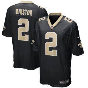 Jameis Winston New Orleans Saints Nike Game Jersey - Black
