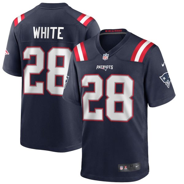 James White New England Patriots Nike Game Jersey - Navy