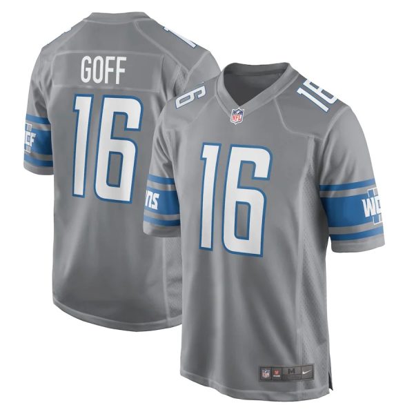 Jared Goff Detroit Lions Nike Game Authentic Nfl Jersey - Silver