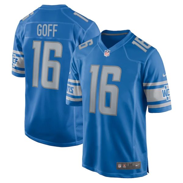 Jared Goff Detroit Lions Nike Game Authentic Nfl Jersey - Blue