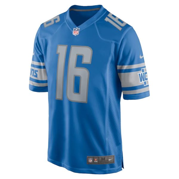 Jared Goff Detroit Lions Nike 2 Jared Goff Detroit Lions Nike Game Authentic Nfl Jersey - Blue