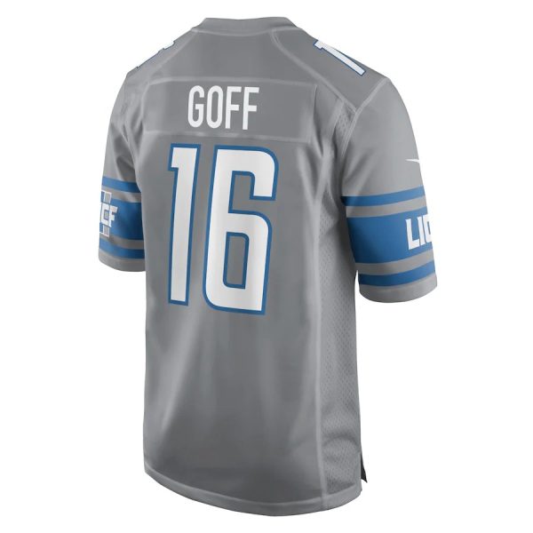 Jared Goff Detroit Lions Nike 3 1 Jared Goff Detroit Lions Nike Game Authentic Nfl Jersey - Silver