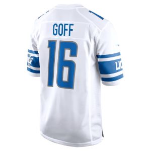 Jared Goff Detroit Lions Nike Team Game Jersey 3 Jared Goff Detroit Lions Nike Team Game Jersey - White
