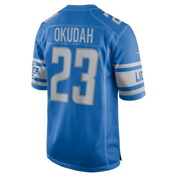 Jeff Okudah Detroit Lions Nike Jeff Okudah Detroit Lions Nike Player Game Authentic Nfl Jersey - Blue