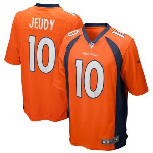 Jerry Jeudy Denver Broncos Nike Game Authentic Nfl Jersey - Orange