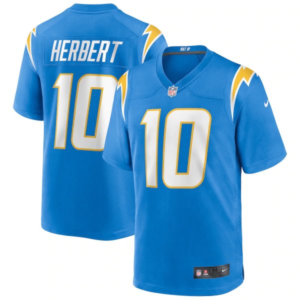 Justin Herbert Los Angeles Chargers Nike Game Jersey 1 Justin Herbert Los Angeles Chargers Nike Game Jersey - Powder Blue