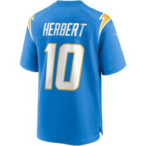 Justin Herbert Los Angeles Chargers Nike Game Jersey 3 Justin Herbert Los Angeles Chargers Nike Game Jersey - Powder Blue