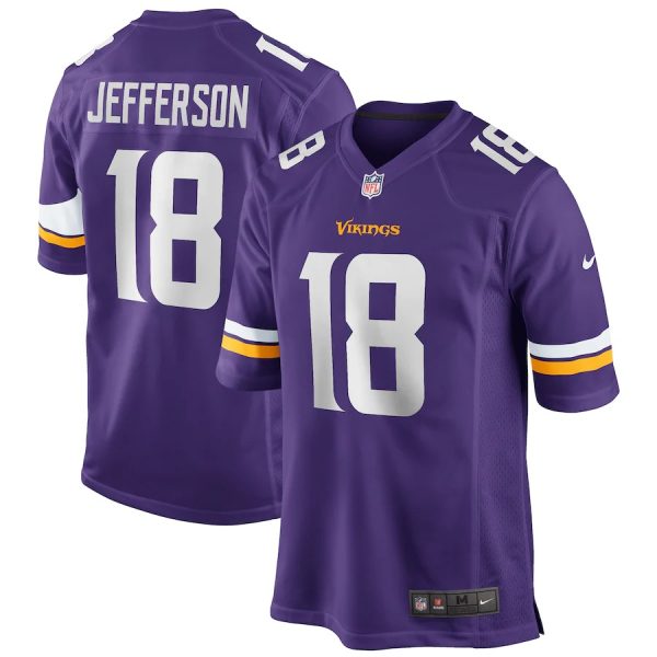 Justin Jefferson Minnesota Vikings Nike Game Jersey - Purple